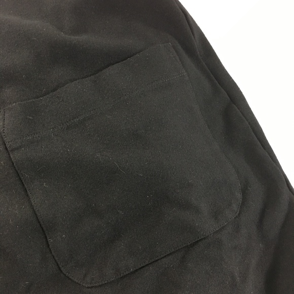 Pippa Women's Dress Black Knit Size 2 Basic Front Pockets Zip Back 3/4 Sleeves - Picture 7 of 8